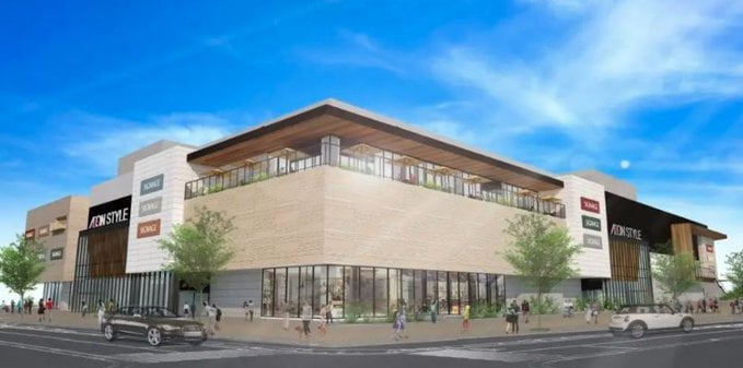 イオンスタイル天王町ショッピングセンター16号線側